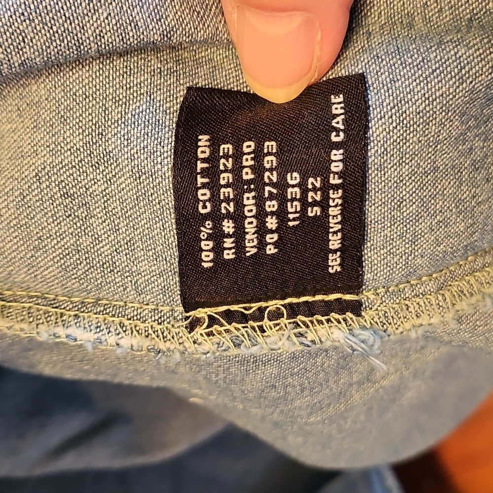Long Sleeve Denim Shirt - Picture 4 of 4